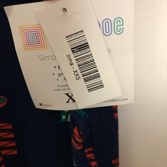 Lularoe Irma Top Aztec Print Blue Size XXS - Picture 5 of 6